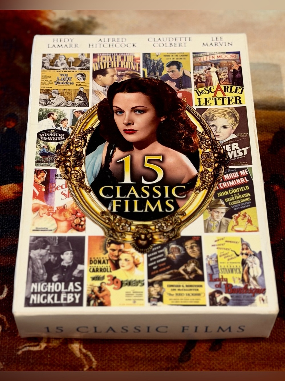 15 Classic Films (DVD, 2012, 2-Disc Set, Gift Box) New Sealed